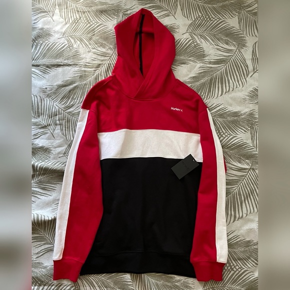 Men’s Hurley Color Blocked Pullover Hoodie - Picture 7 of 9